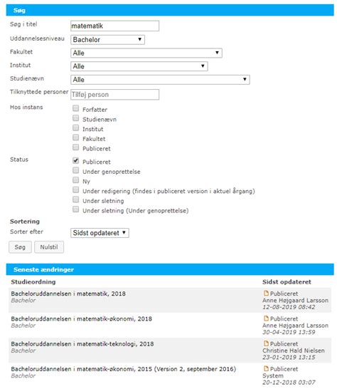 hvad er en studieordning