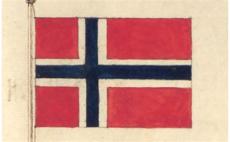 hvem tegnet det norske flagget