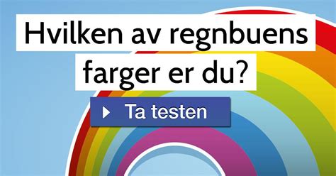 hvilke farger er det i regnbuen