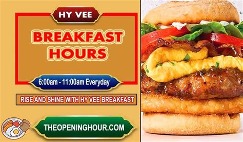 Hy Vee Breakfast Buffet Hours