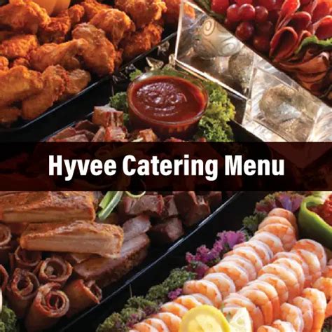 hy-vee catering menu prices