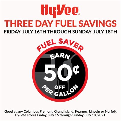 hy-vee fuel saver deals