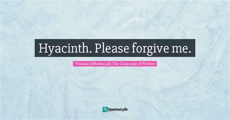 Hyacinth Quote