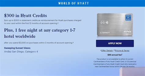 hyatt $300 statement credit