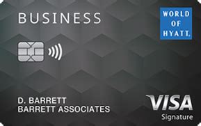 hyatt business credit card offer