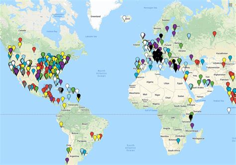 hyatt hotels world map