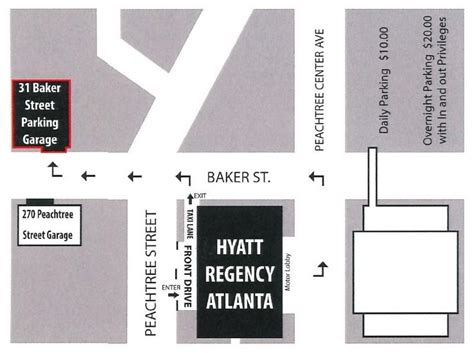 hyatt regency atlanta parking cost