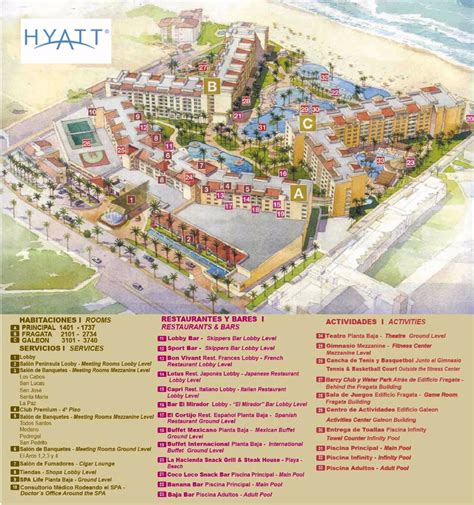 hyatt ziva cabo map