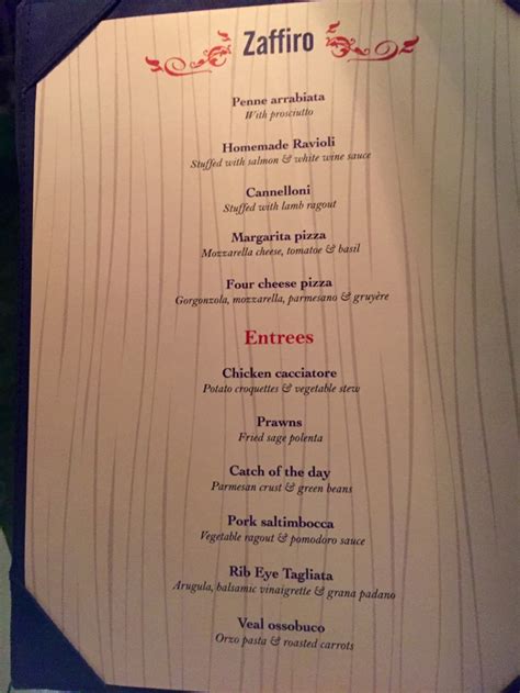 hyatt ziva cabo menus