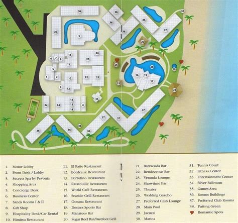 hyatt ziva cancun property map