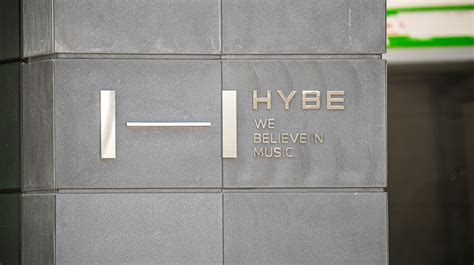 hybe music label stock market name