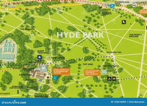 Image result for hyde park london trees Tree map, Illustrated map, Map