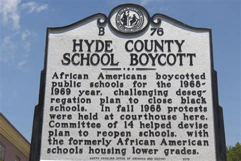 hyde county school boycott