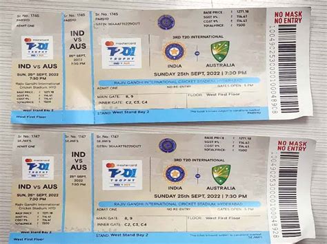 hyderabad cricket match tickets