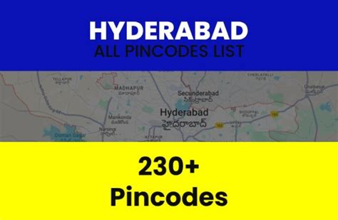 hyderabad std code list