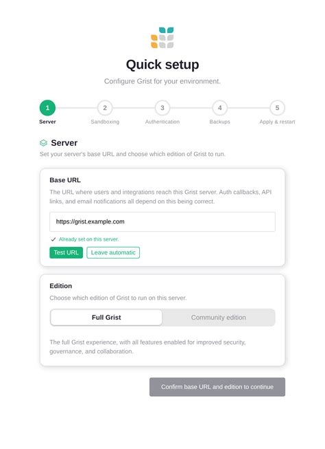 First-run steps for hydrahd setup