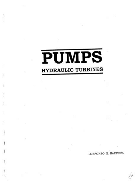 Hydraulic Pumps Lecture Notes Pdf