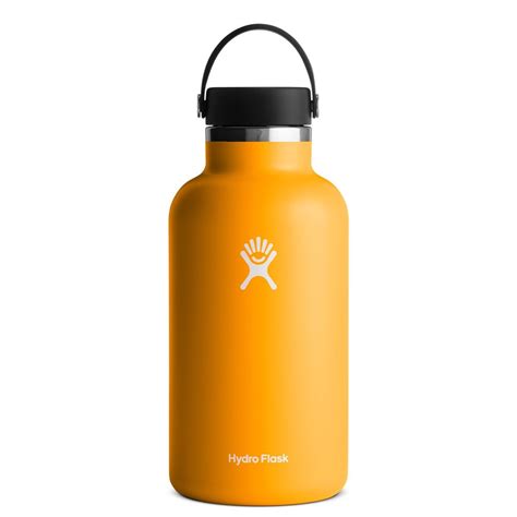 Hydro Flask 64 oz Wide Mouth with Flex Cap Stainless Steel Reusable Water Bottle Dew Â Vacuum