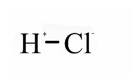 Hydrochloric Acid Chemical Structure Molecule It Is A Corrosive Strong