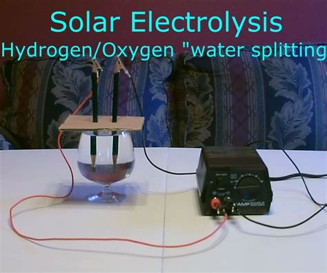hydrogen oxygen generator experiment