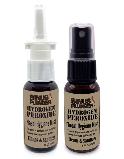 hydrogen peroxide for nasal rinse