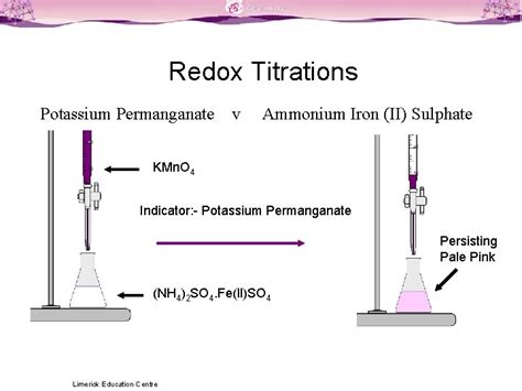 Hydrogen Peroxide Titration Formula