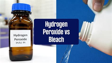Hydrogen Peroxide vs Bleach: Surprising Clean Showdown