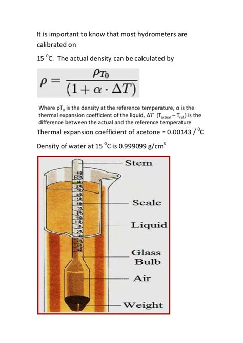 Hydrometer Main Function