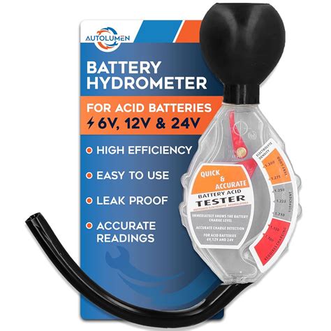 Hydrometer Testing Batteries