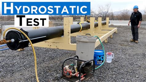 Hydrostatic Testing Pipe