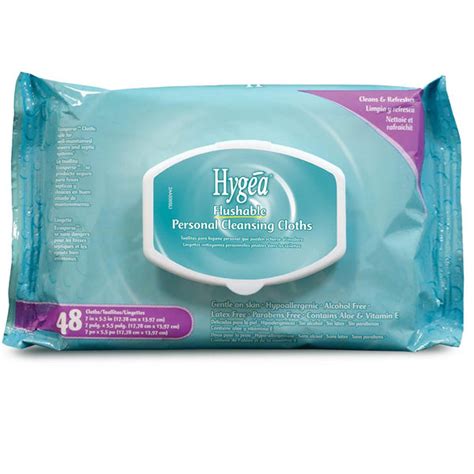 Hygea Flushable Wipes