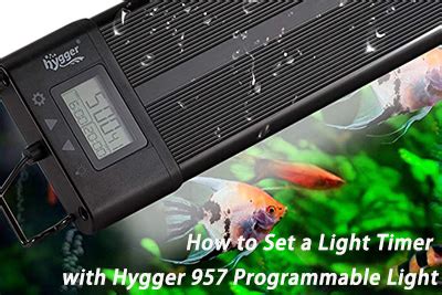 Hygger Aquarium Light Timer Instructions