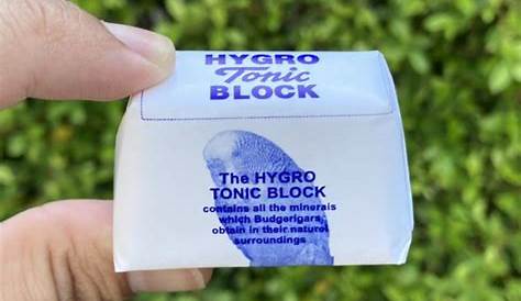 ☉ รีวิว แคลเซียมก้อน HYGRO Tonic BLOCK สำหรับนก (5 ก้อน/แพ