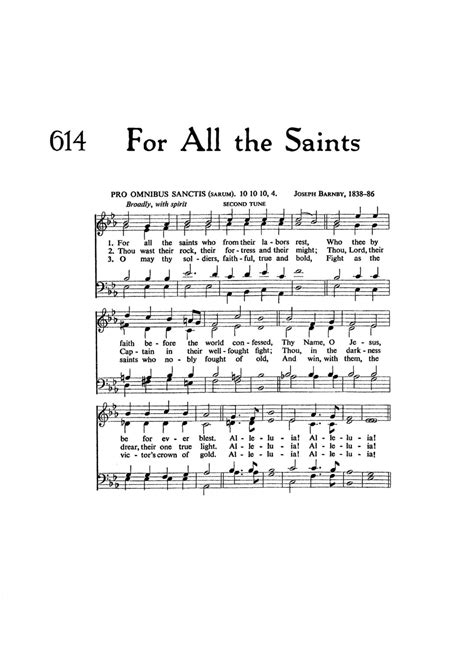 hymns for all saints sunday