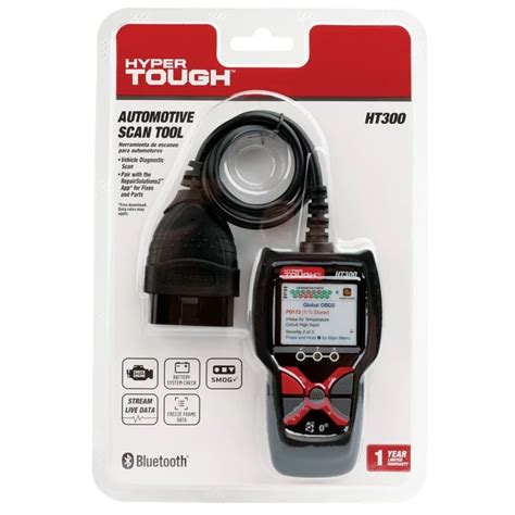 Hyper Tough HT100 Code Reader, 1996 & Newer OBD2 Vehicles, Free Fix