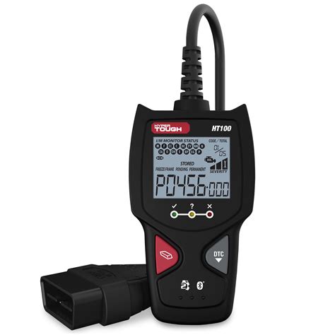 Hyper Tough HT100 Code Reader, 1996 & Newer OBD2 Vehicles, Free Fix