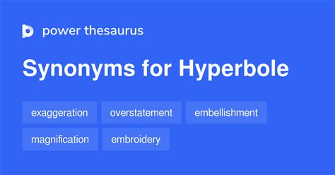 hyperbole synonyms list
