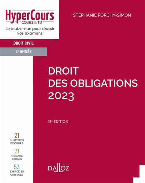 The Best Hypercours Droit Des Obligations