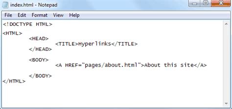 Hyperlink Html Code