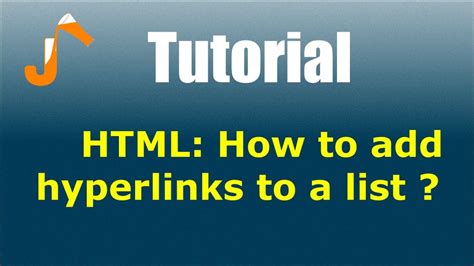 Hyperlink Html Shortcut
