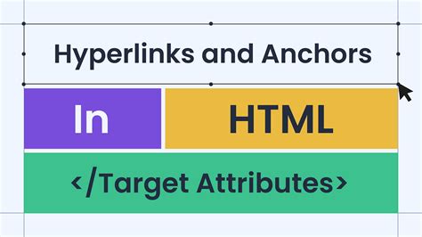 Hyperlinks And Anchors In Html
