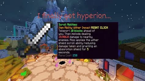 hypixel skyblock how to get hyper