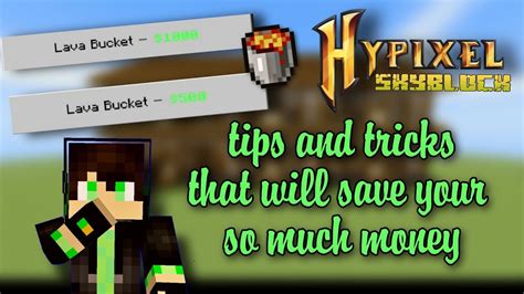 hypixel skyblock tips and tricks