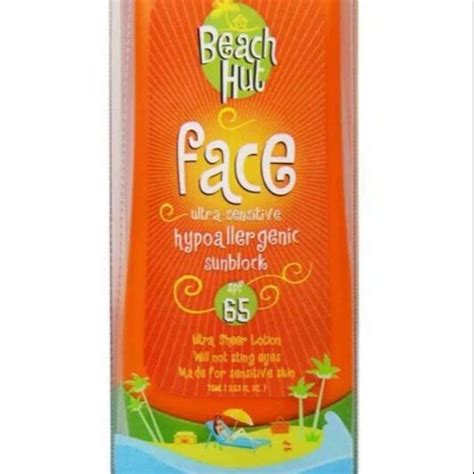Hypoallergenic Face Sunblock