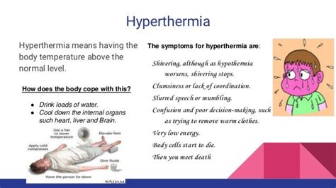 hypothermia vs hyperthermia nursing