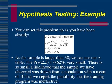 hypothesis testing in data science ppt