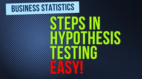 Master Hypothesis Testing in Minutes: Get Fast Results with Guaranteed Simplicity