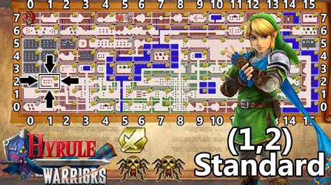 Hyrule Warriors Adventure Mode Master Quest Map 000 YouTube
