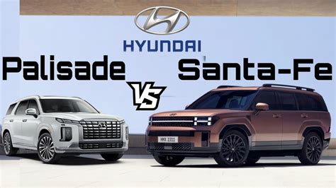 hyundai palisade vs santa fe 2024