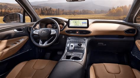 hyundai santa fe 2023 interior photos